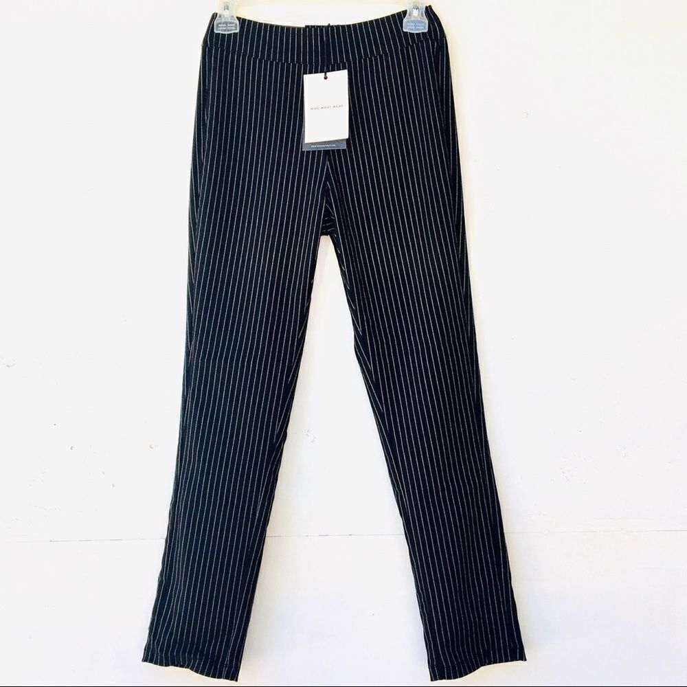 Who What Wear Cropped High Rise Stretch Pants 2